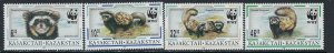 Kazakhstan 171-74 MNH 1997 W.W.F. (ak5049)