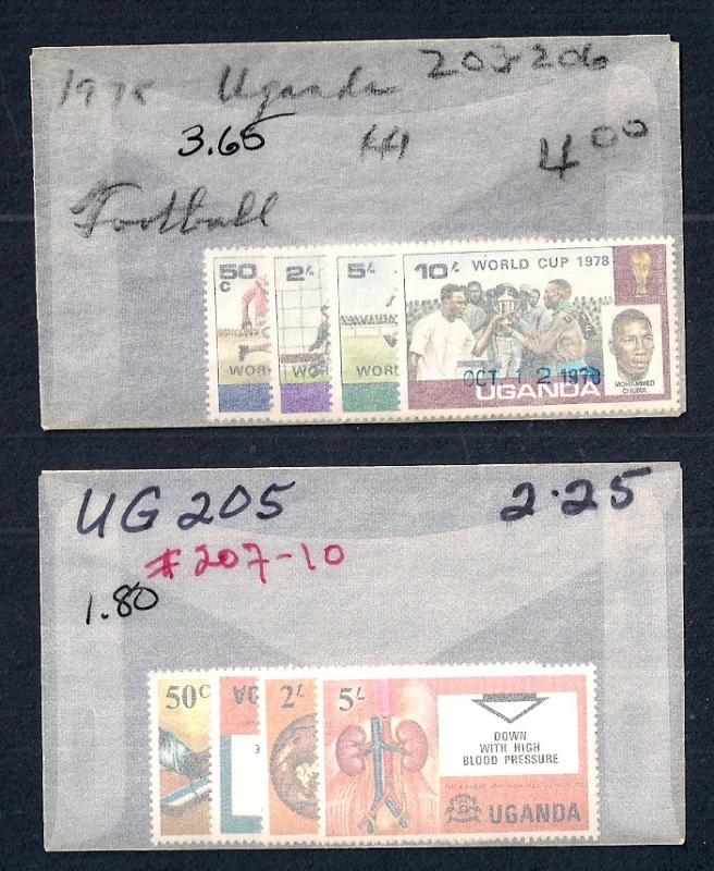 UGANDA (35) All Diff Complete Sets ALL Mint Never Hinged