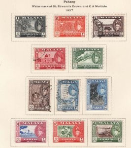 Malaya - Pahang 1967 $1 - $5 fine mint cat £70 + rest of set m&u