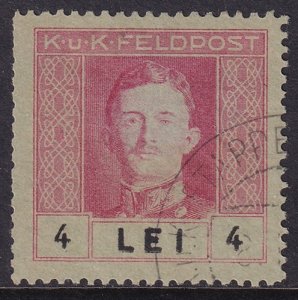 Romania 1917 Sc 1N34 Austrian occupation used