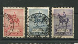 STAMP STATION PERTH: Australia  #152-154 Used 1935  Set of 3 Stamps