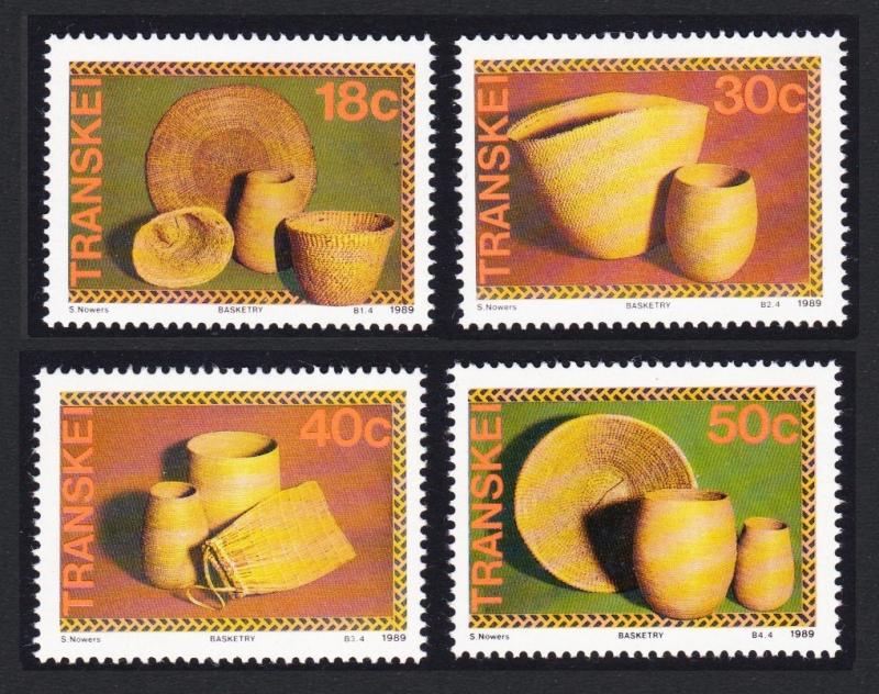 Transkei Basketry 4v SG#233/36 SC#219-22 MI#234-37