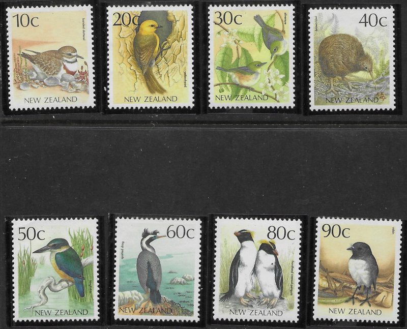 New Zealand #920-26,928 MNH Birds.