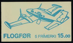 Faroe Islands 138a Booklet MNH Aircraft