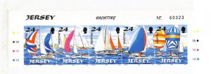 Jersey, Postage Stamp, #853a Mint NH,  1998 Yachting
