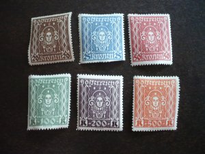 Stamps - Austria - Scott# 288-293 - Mint Never Hinged Partial Set of 6 Stamps