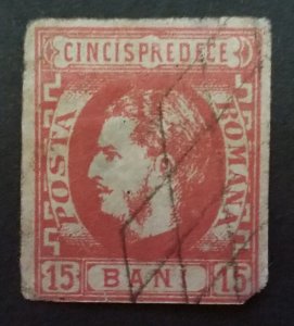 ROMANIA Scott 40 Used Stamp T3497