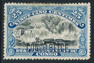 Belgian Congo, Sc #34, 25c MH