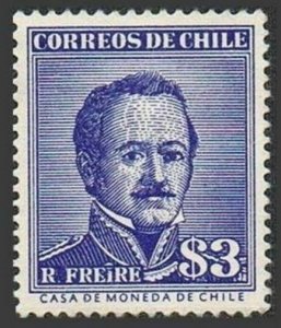 Chile 293A block/4,MNH.Michel 508Y. Ramon Freire,president,1956.