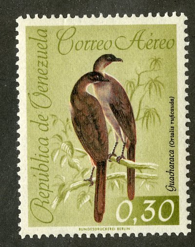 VENEZUELA C814 MNH BIN .80 BIRDS