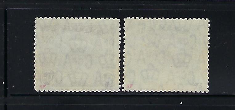 PAPUA SCOTT #92-93 1932 TYPE OF 1916 NEW VALUES-  MINT LIGHT HINGED