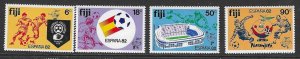 FIJI SG636/9 1982 WORLD CUP FOOTBALL  MNH