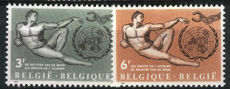 Belguim 1962 585-86 mnh set scv $0.70 BIN $0.28 Save 60%