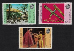 Gambia Silver Jubilee 3v 1977 MNH SG#365-367