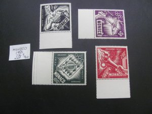 MONACO 1955-7 MNH SC C41-44a SET XF  $170 (154)