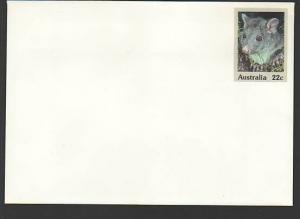 Australia Animal Unused Postal Envelope 