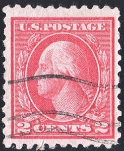 SC#463 2¢ Washington Single (1916) Used