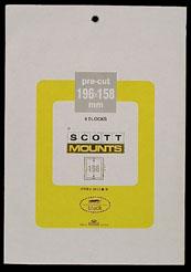 Scott Mounts Clear, 196/158 mm (pkg 4) (01013C)