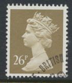 Great Britain SG X972 Sc# MH132    Used with first day cancel - Machin 26p