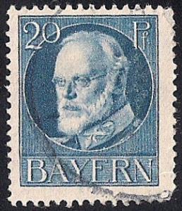 Bavaria #102 20PF Prince Regent Luitpold used F-VF