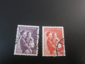 Denmark 1941 Sc B12-13 set FU