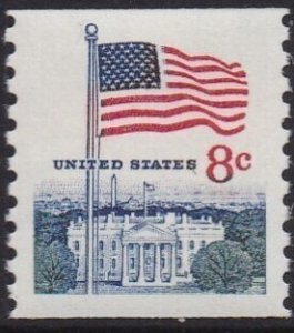 US 1338G Flag Coil MNH