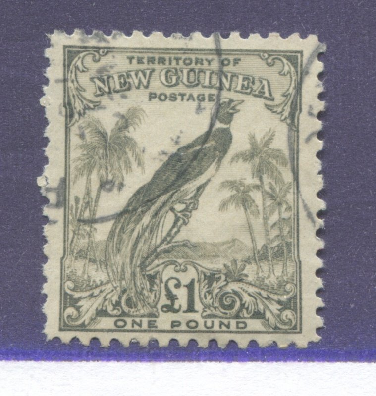 New Guinea 1930 £1 used