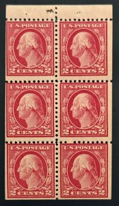 US Stamps #499e unused Booklet of 6