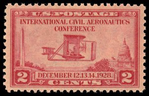 US Sc 649 VF/MNH - 1928 2¢ - Intn'l Civil Aeronautics Conf.