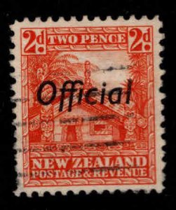 New Zealand Scott o64a Used wmk 253 perf 12.5 Official overprint CV $62.50