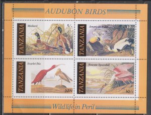 Tanzania, American bird species (SC# 309a) MNH SS