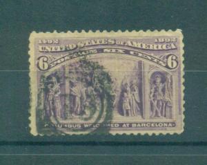 United States sc# 235 used cat value $25.00