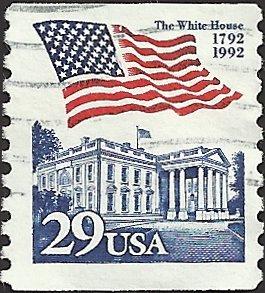 # 2609 USED FLAG OVER WHITE HOUSE