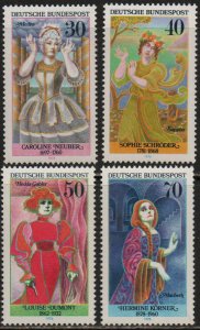 Germany Sc #1225-1228 MNH