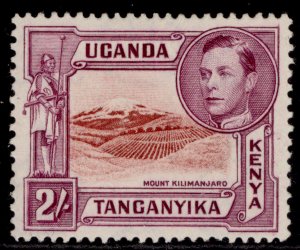 KENYA UGANDA TANGANYIKA GVI SG146b, 2s lake-brn & brn-purple, VLH MINT. Cat £50.