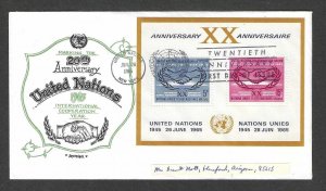 United Nations 145    Artopages  FDC