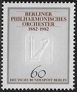 Germany: Berlin #9N472 MNH Stamp - Berlin Philharmonic
