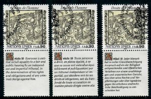 United Nations Geneva #194 Human Right set of 3 CTO