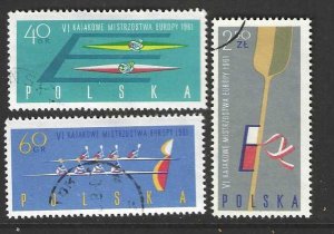 Poland 1006-1008  Complete  Used SC:$.75