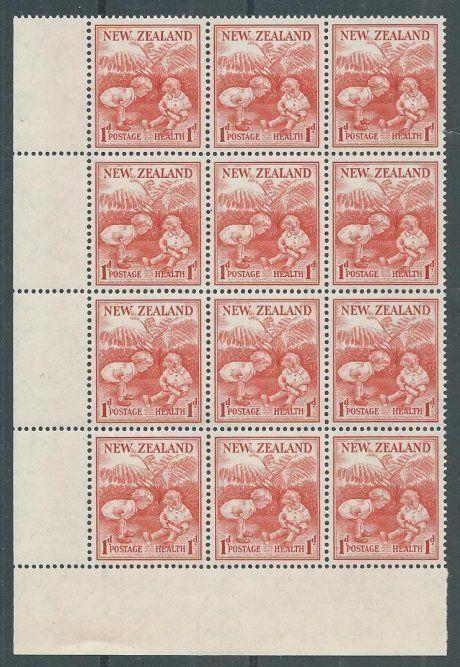 NEW ZEALAND 1938 Health block of 12 MNH - SG cat £102......................60316