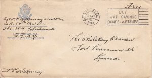 United States A.P.O.'s Soldier's Free Mail 1943 Boston, Mass. [A.P.O. 3929] A...