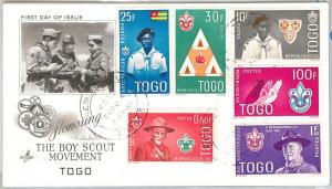 42586   BOY SCOUTS --- TOGO  -  POSTAL HISTORY - FDC COVER 1961
