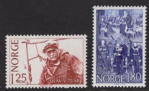 Norway  #751-752   1978   MNH   Olav