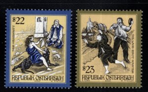 Austria Scott 1810-1811 MNH** 2000 Stories and Legends set