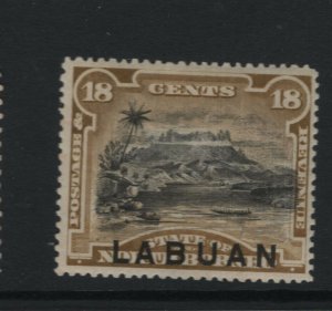 Labuan #81 Mint Fine Original Gum Hinged