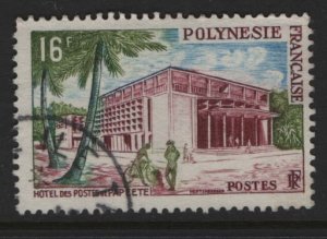 FRENCH POLYNESIA, 195, USED, 1960, POST OFFICE