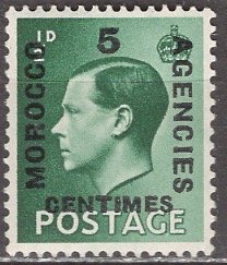 Great Britain Morocco; 1936: Sc. # 437: */MH Single Stamp