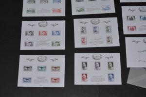 FRANCE 2014-2018 - TREASURES OF PHILATELY 53 S/S Sets W/Yvert/Tellier Album *GEM