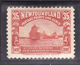 Newfoundland-Sc#73- id12630-35c Iceberg - unused , og , hinged