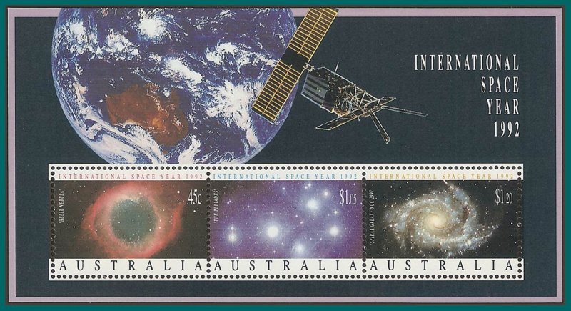 Australia 1992 Space Year, MS MNH  #1260a,SGMS1346